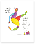 no excuse art print