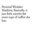 personal weather machine art print