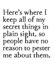 plain sight art print