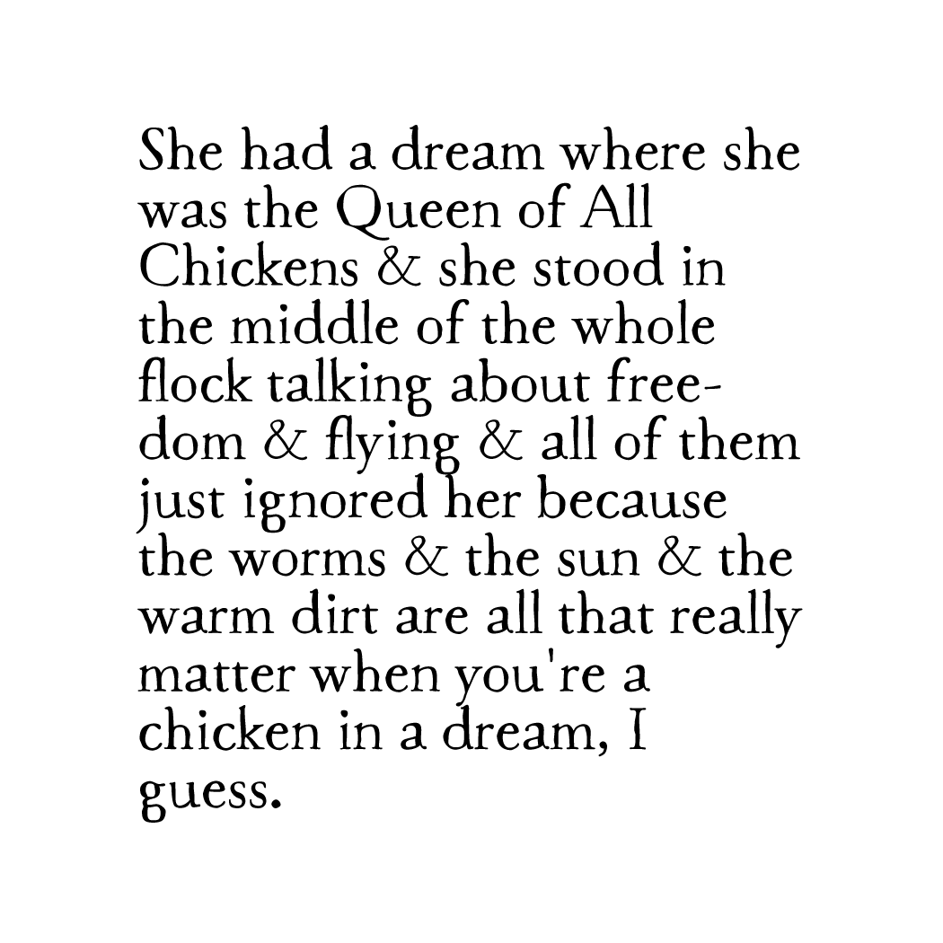 queen of all chickens art print