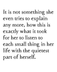 quietest part art print