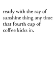 ray of sunshine art print