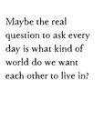 real question art print