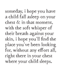 sleeping child art print