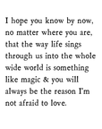 international something like magic print