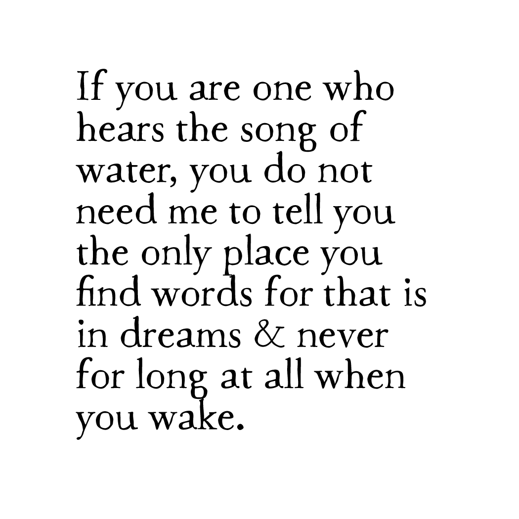 song of water art print