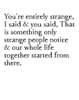 strange people art print