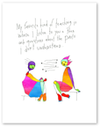teaching questions art print