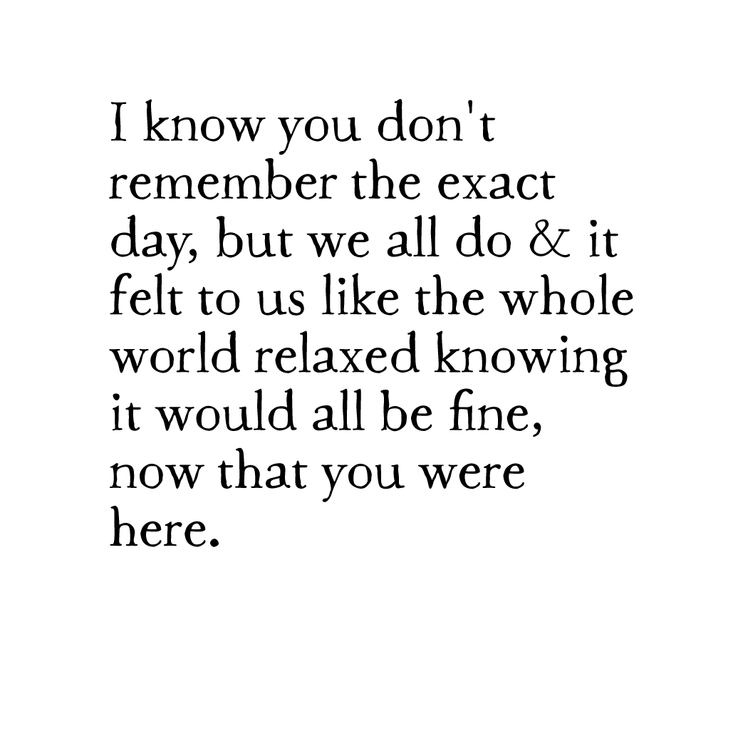 the exact day art print