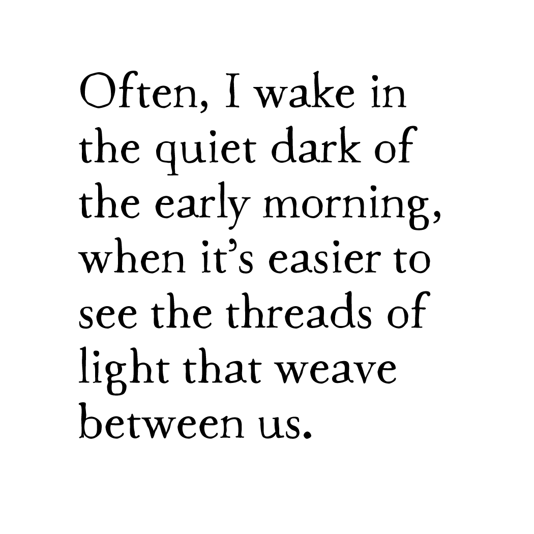 threads of light art print