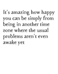 time zone art print