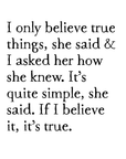 international true things print