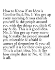 two ideas art print