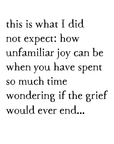 unfamiliar joy art print