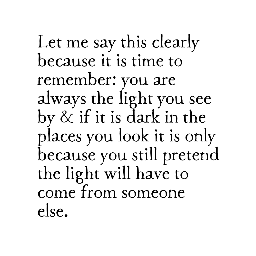 your light art print