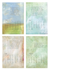 2025 bird & brush desk calendar