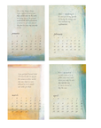 2027 bird & brush desk calendar