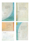 2027 bird & brush desk calendar
