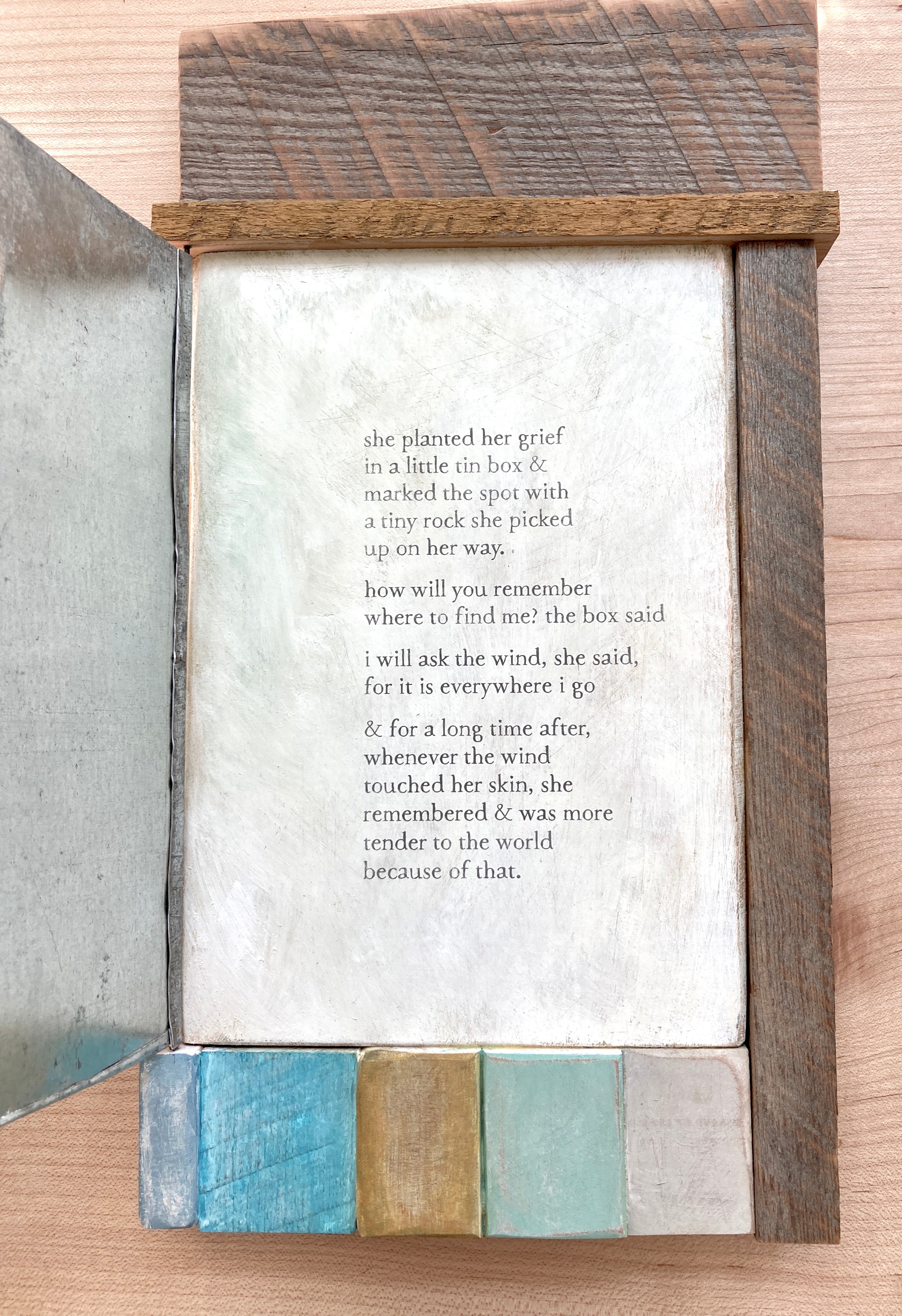bird &amp; brush: serenity series || little tin box 