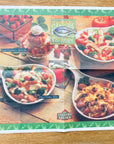 original pen & ink drawings on country skillet placemat