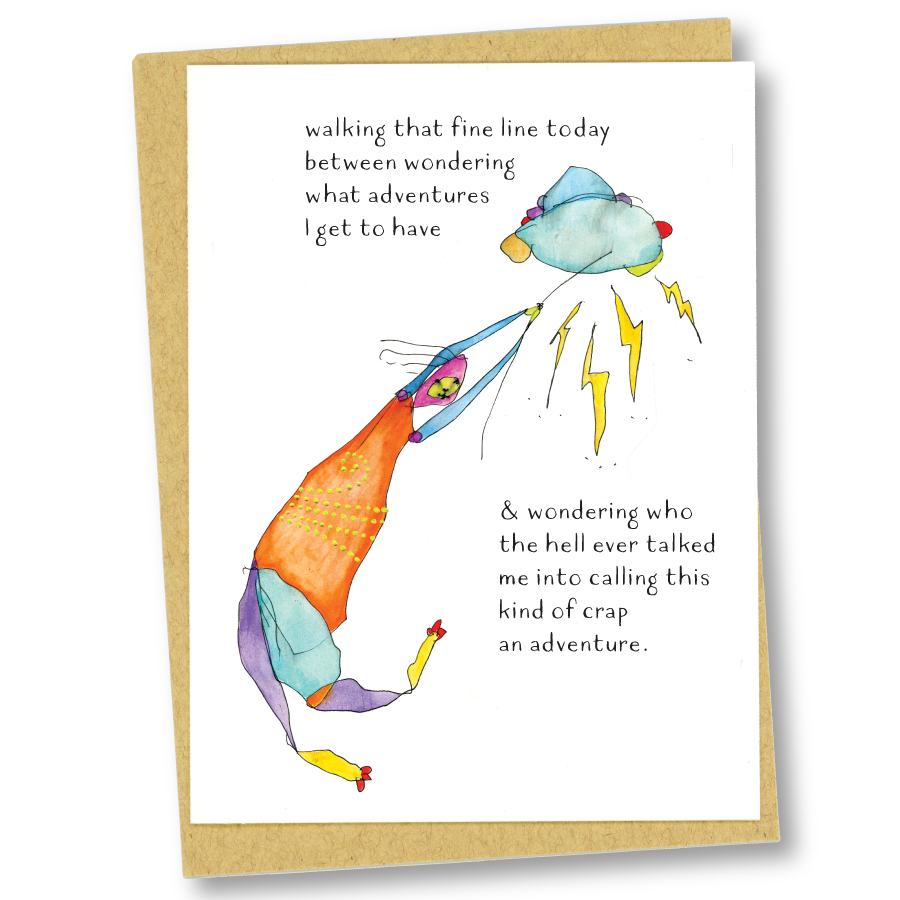 greeting card: balance point