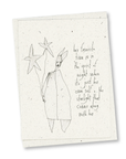 greeting card: daughter of starlight