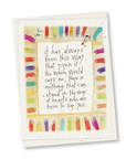 greeting card: even if