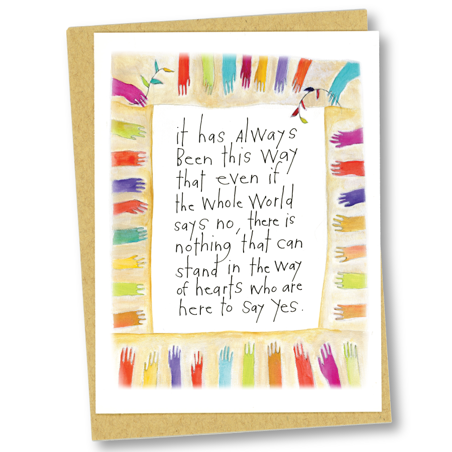 greeting card: even if