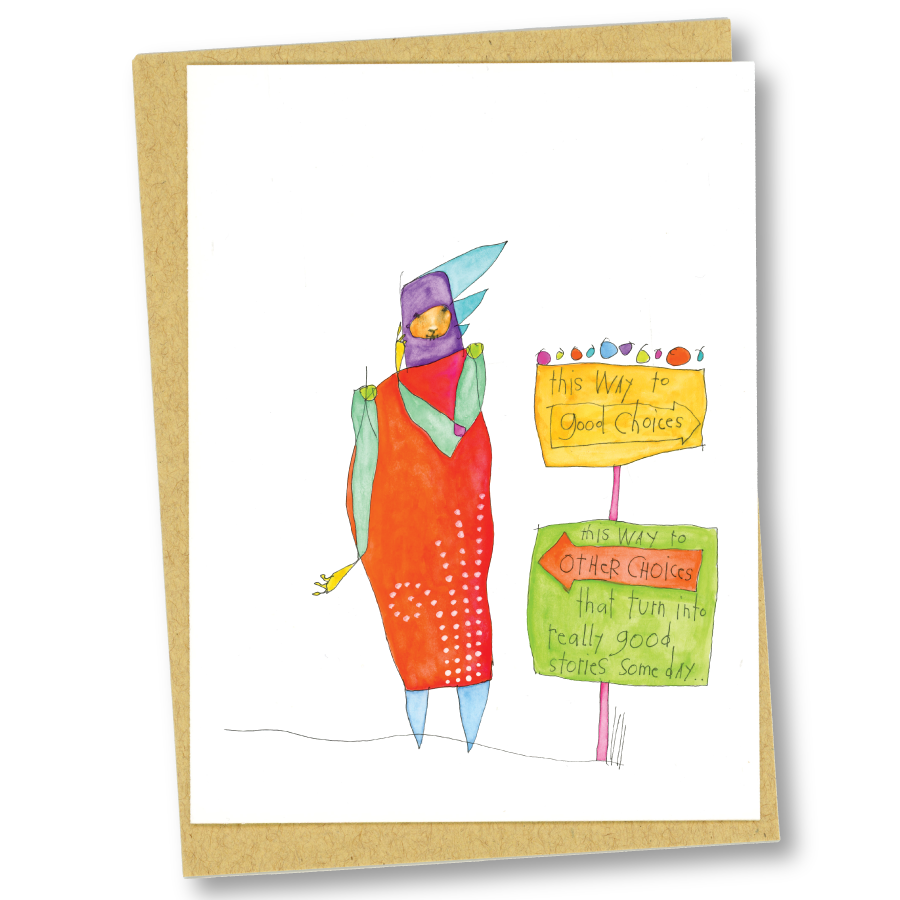 greeting card: good choices