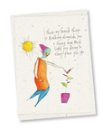 greeting card: light touch