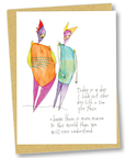 greeting card: more reason