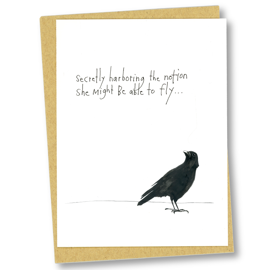 greeting card 8 pack: miranda's thoughts