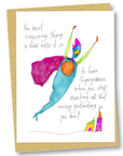 greeting card: surprise superpower