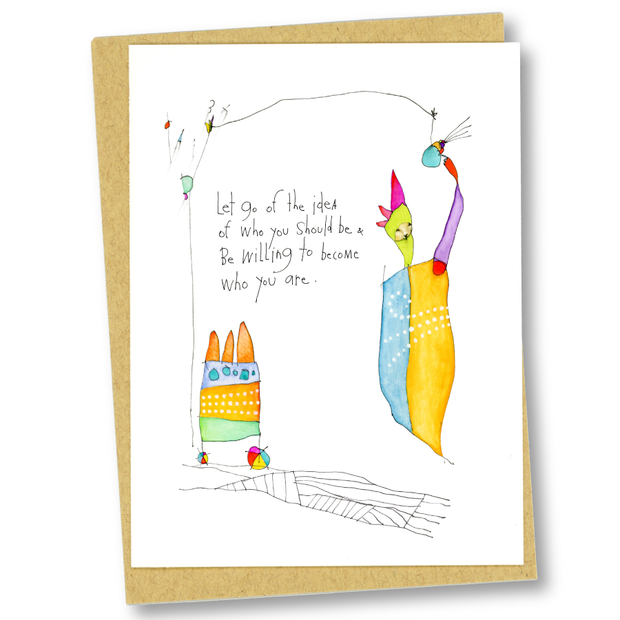 greeting card: be willing