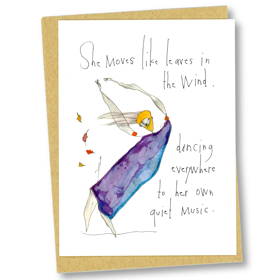 greeting card: daughter of autumn