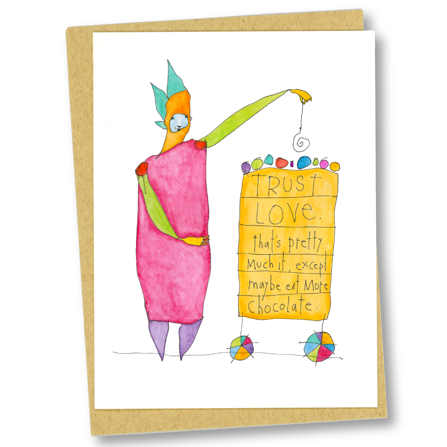 greeting card: trust love