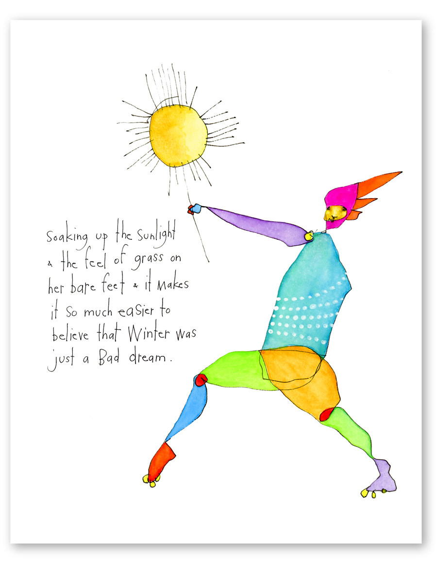 bad dream art print