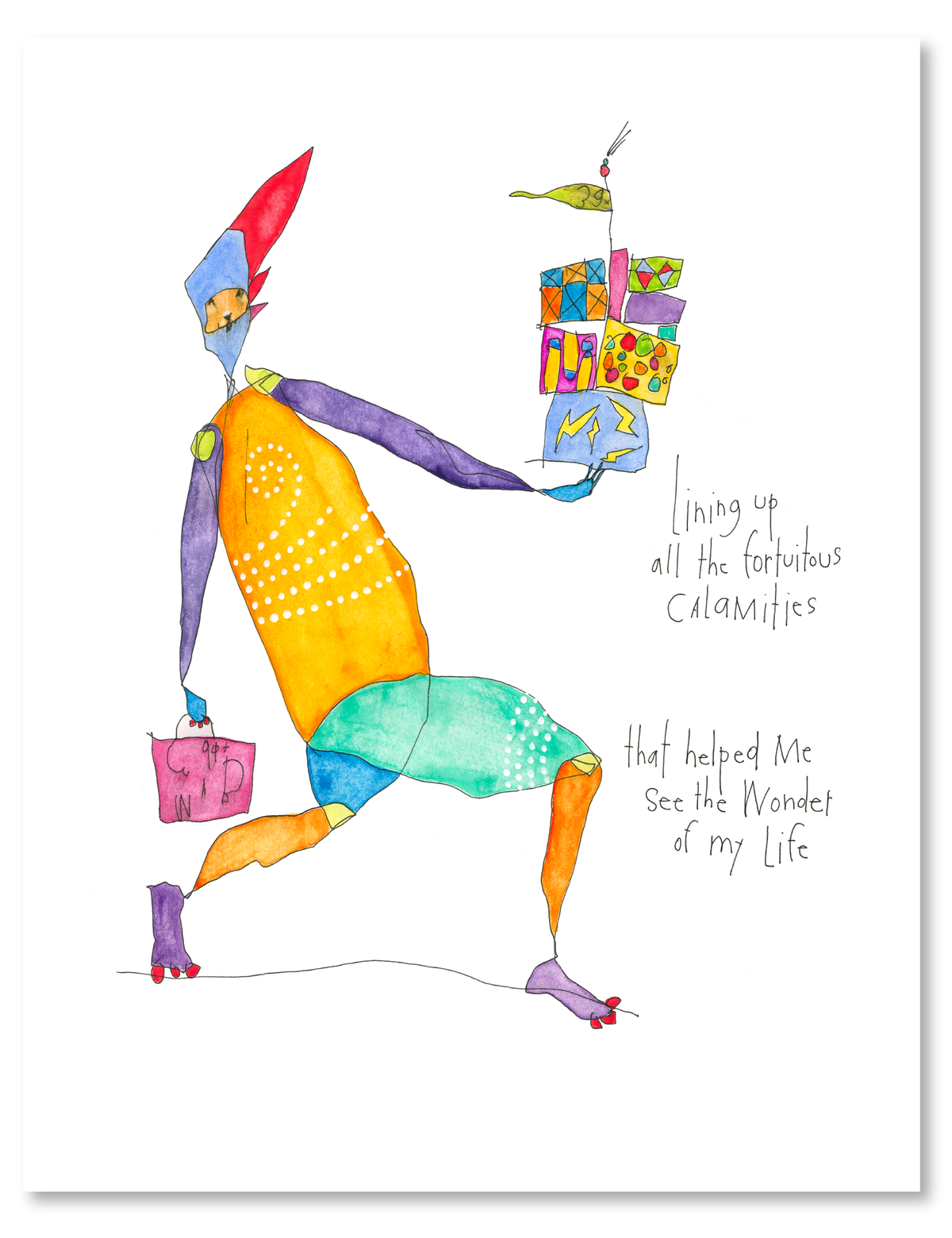 fortuitous calamities art print