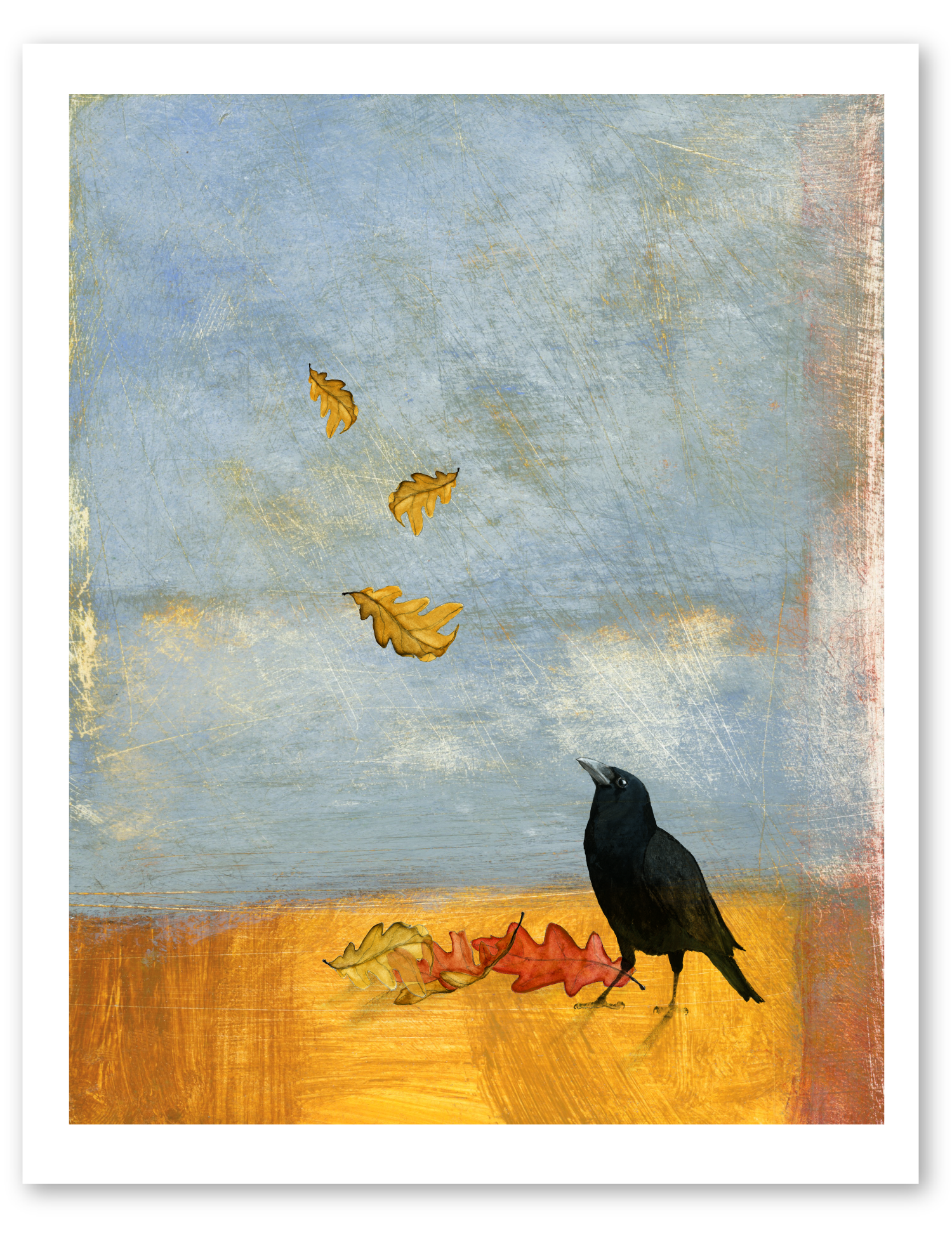 miranda in autumn art print