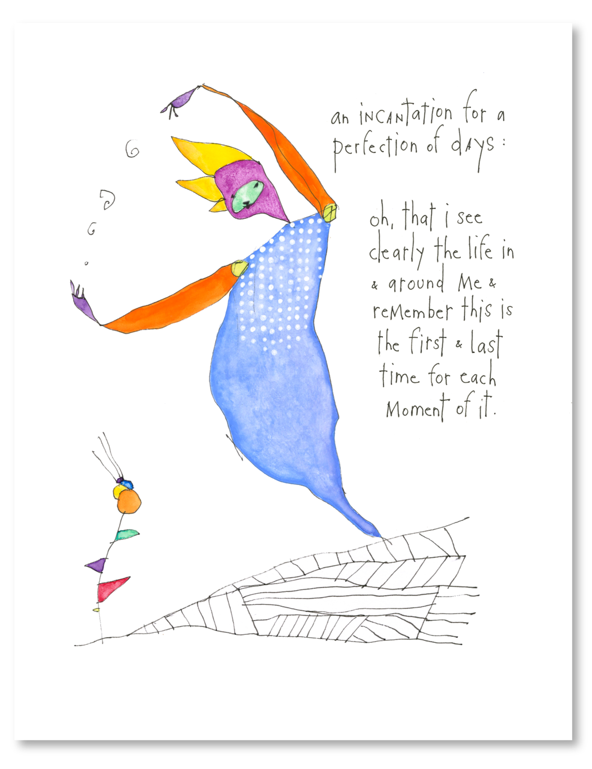 perfection of days art print