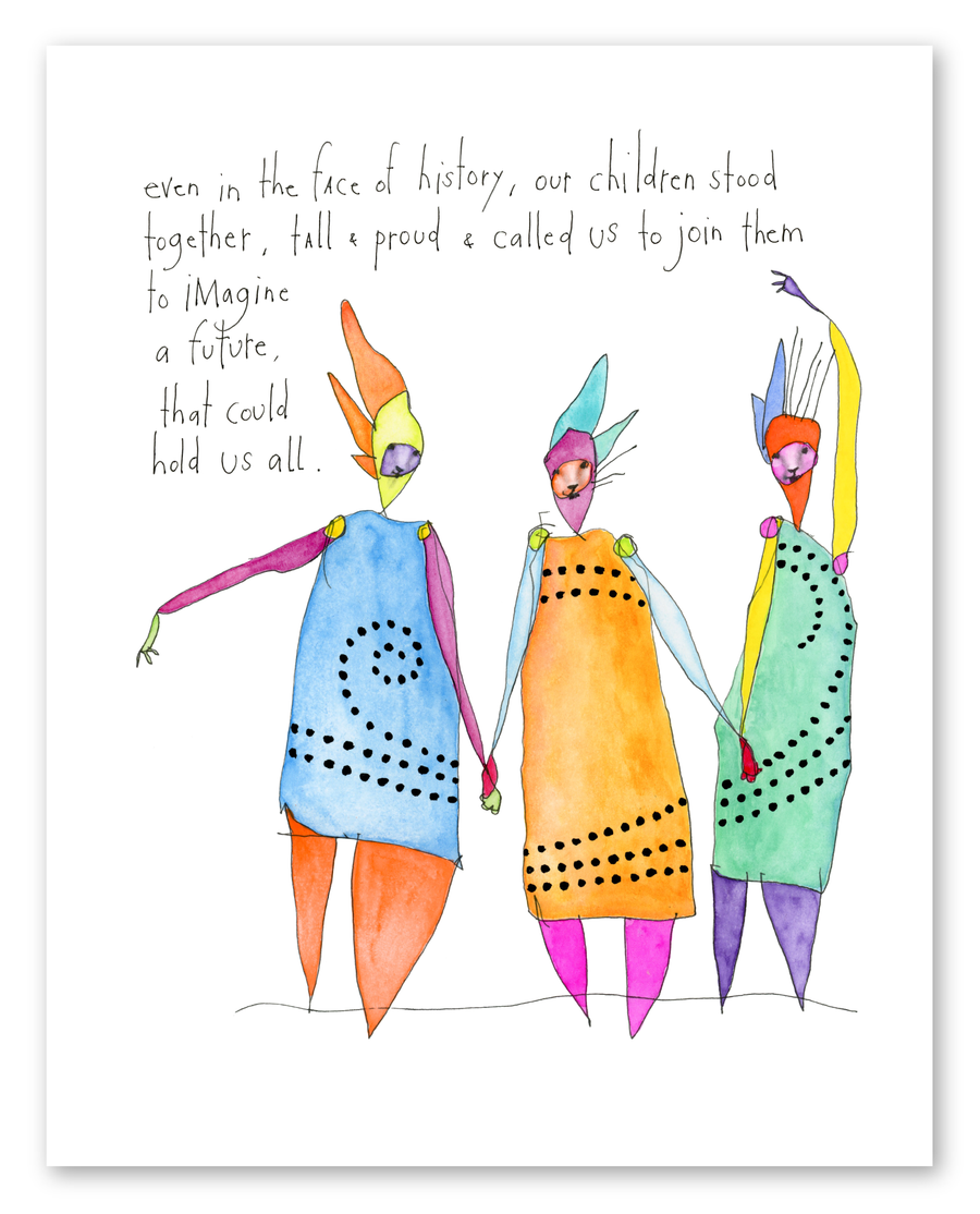 stand together art print