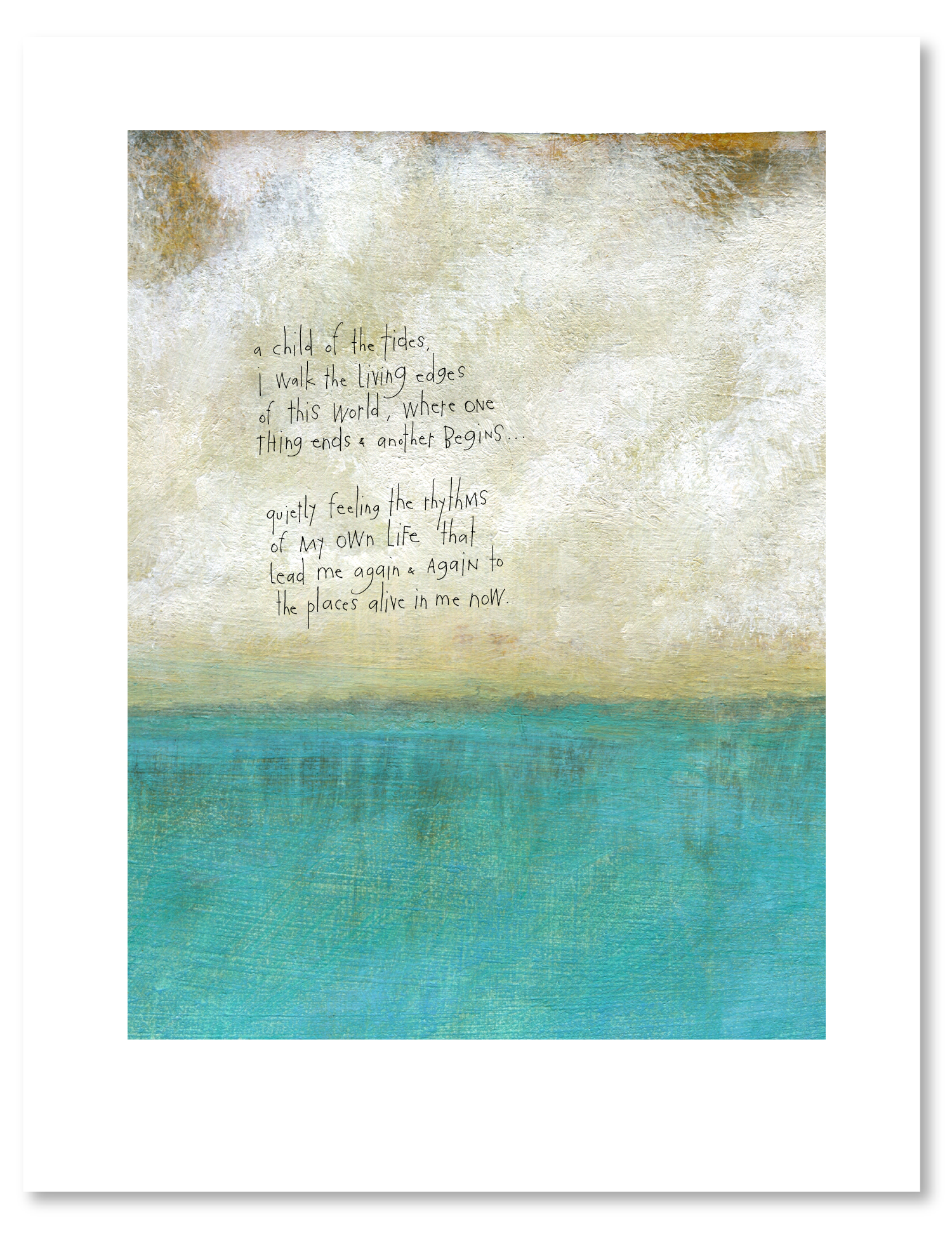 bird &amp; brush: child of the tides art print