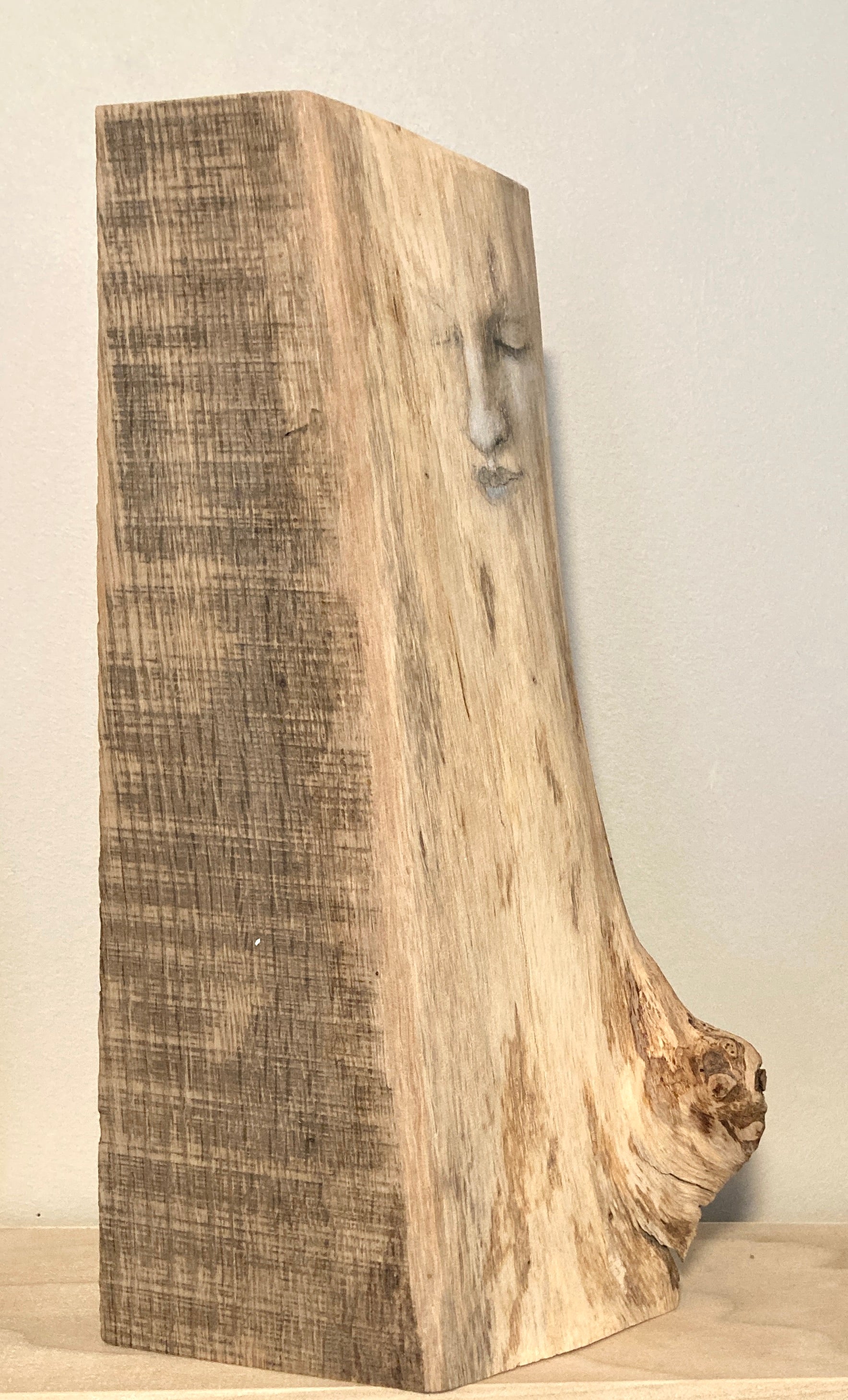 woman in oak