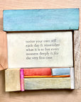 bird & brush: serenity series || live everything