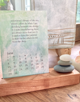 2025 bird & brush desk calendar