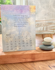 2025 bird & brush desk calendar