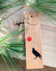 2024 crow ornament trio