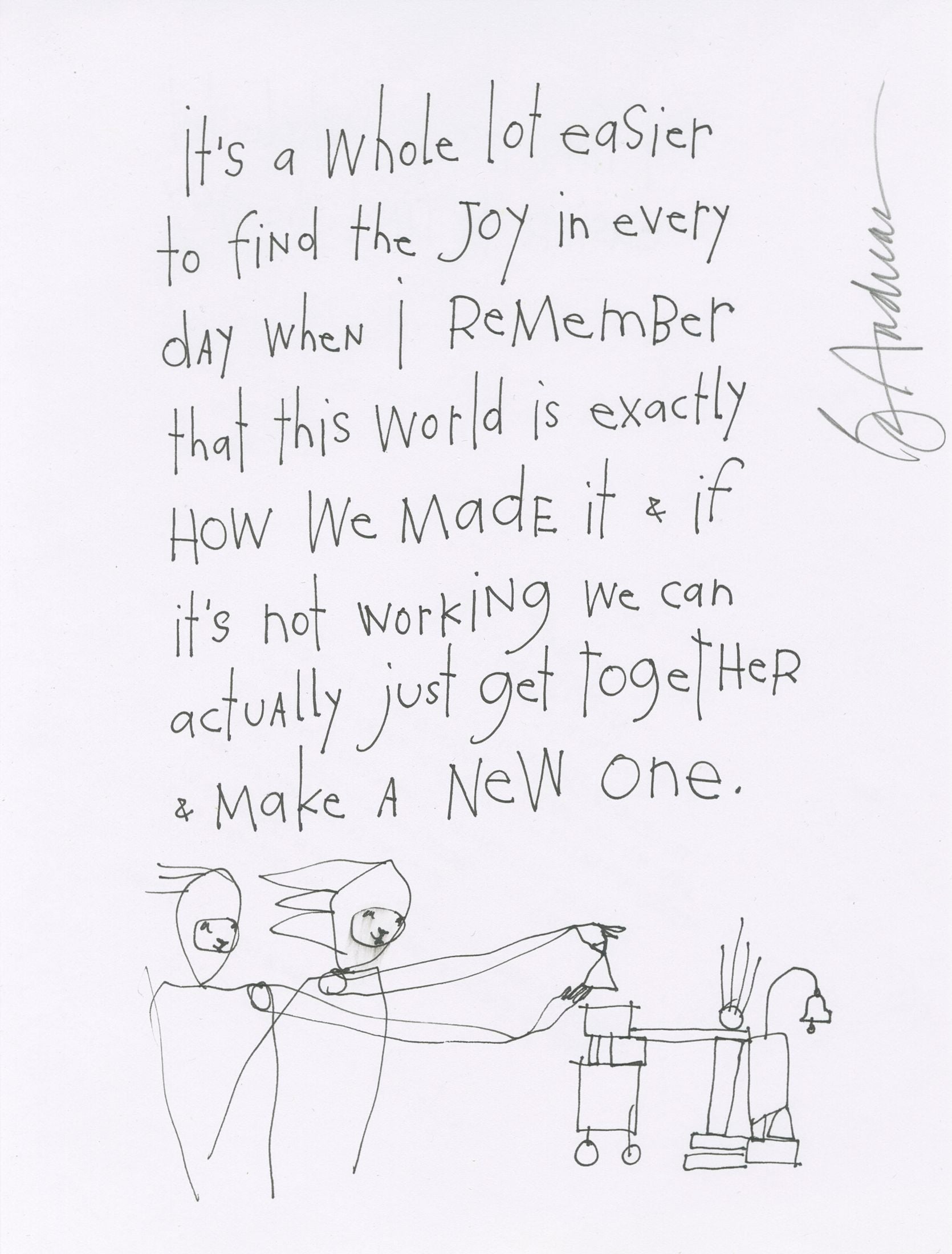 original pen &amp; ink: new collaboration