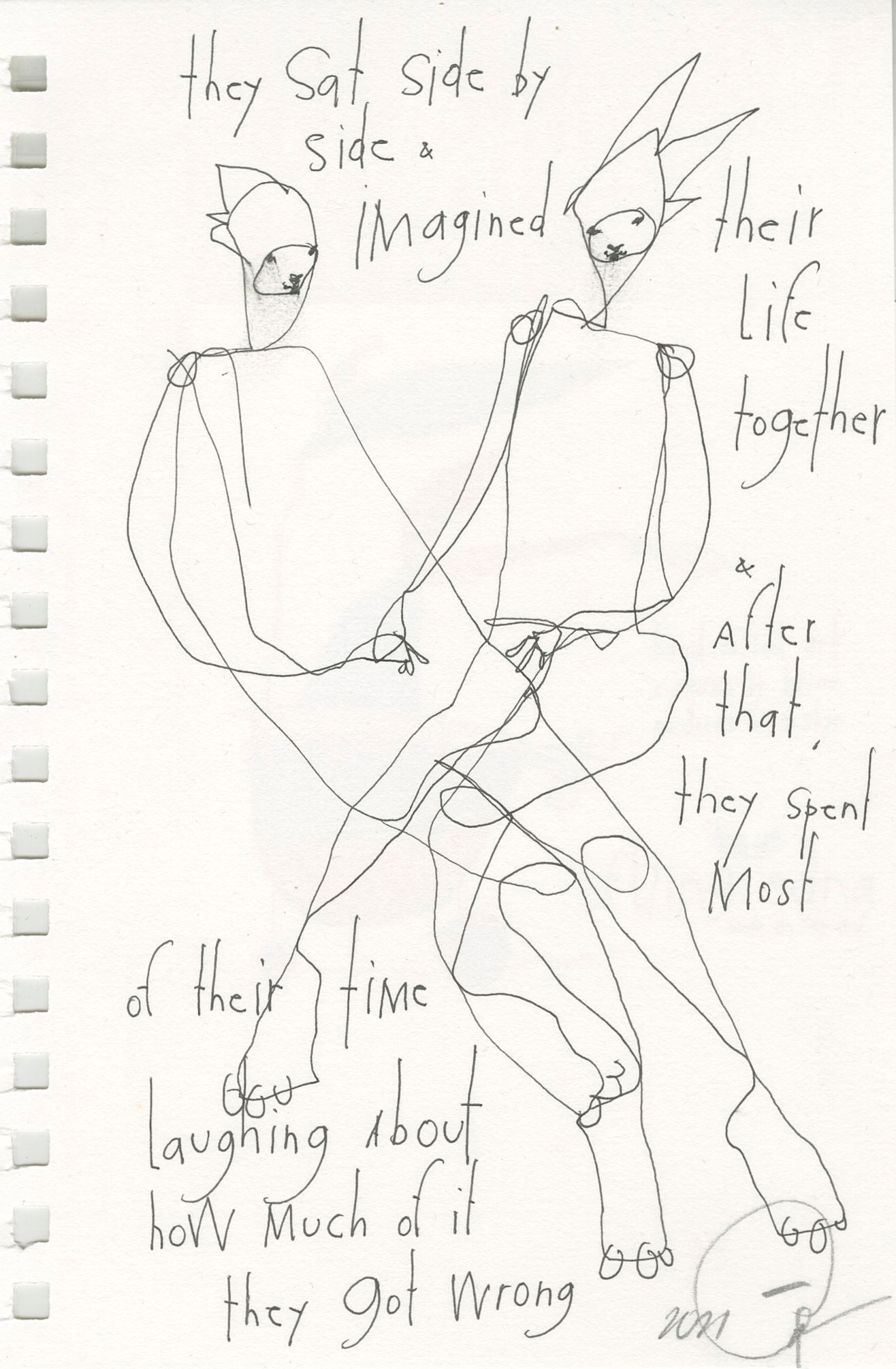 original pen &amp; ink: imagining together
