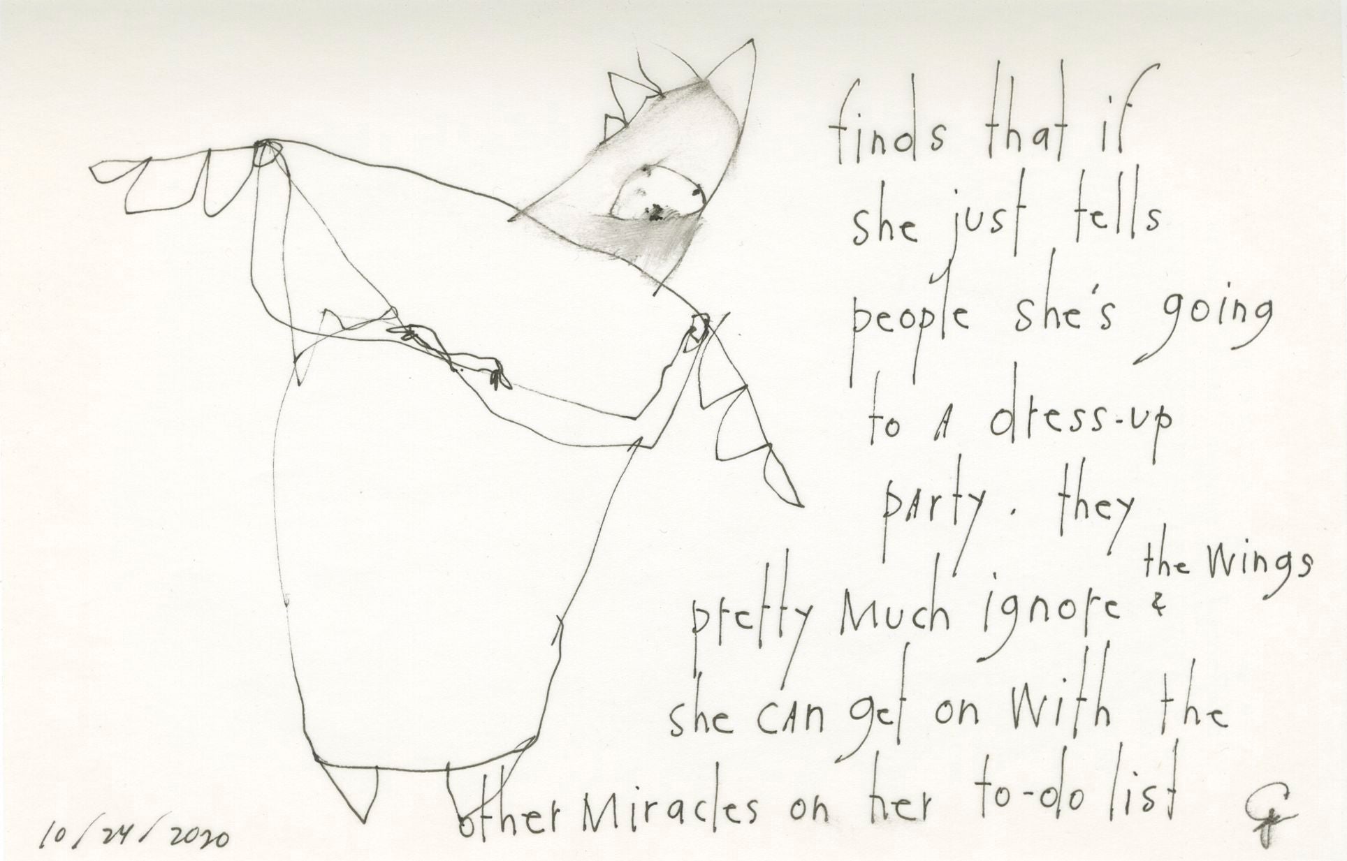original pen &amp; ink: miracle to-do list